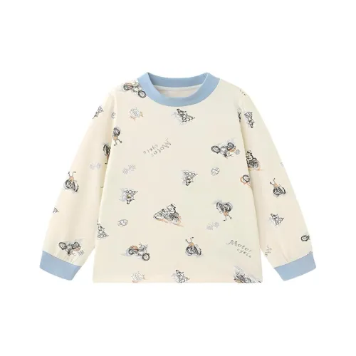 YeeHoO Нижнее белье Длинный рукав Дружественный к коже Удобный Мягкий Минималистский стиль Милый для детей