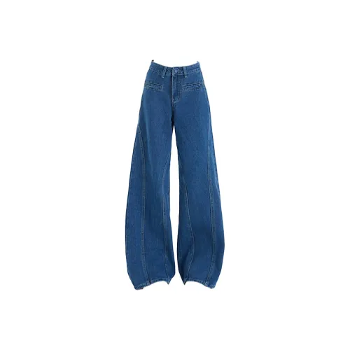 MEANALOT Blue Women's Jeans MEANALOT Синий Женские Джинсы