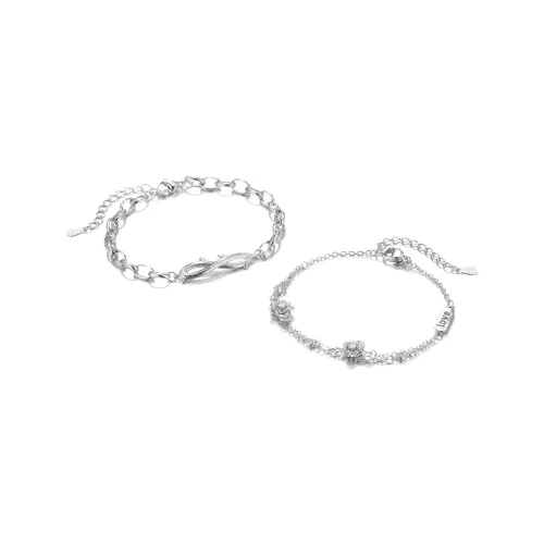 Clect Синтетический кубический цирконий Браслеты Унисекс