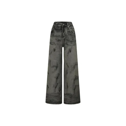 JOPPTI Серые Женские Джинсы