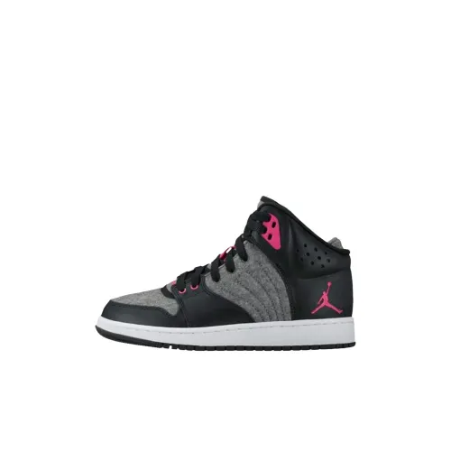 Jordan 1 High Топ Детские Баскетбольные Кроссовки Черные Детские