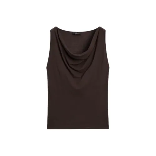 Massimo Dutti Коричневый Женские T-рубашки