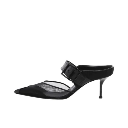 Alexander McQueen Домашние тапочки Женские Черные