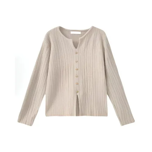 DANCANG Бежевый Женский Трикотаж