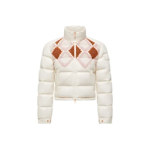 Moncler Megara Шерсть с отделкой Короткий пуховик пуховик Женские