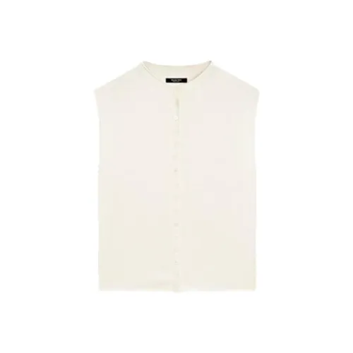 Massimo Dutti Экрю Женские Майки