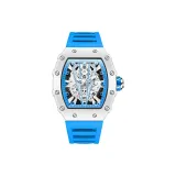 Молочно-белый и голубой