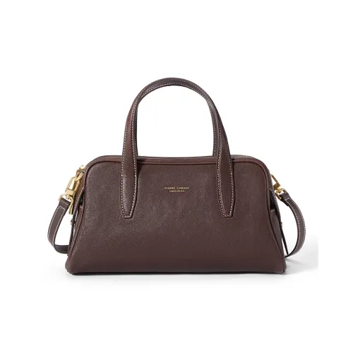 PIERRE CARDIN Сумка через плечо из крупнозернистой текстуры коровьей кожи сумка обычная женская черная кофейная