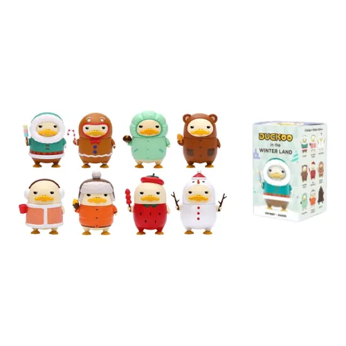 POP MART DUCKOO Зимняя коллекция Слепые коробки Целая коробка 8 шт