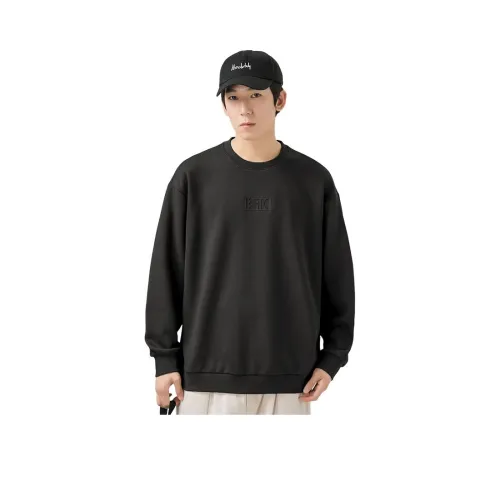 WOOD SOON Круглый вырез Базовый слой Свободный крой Повседневный Универсальный Индивидуальный Рубашка Мужская