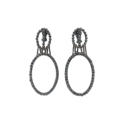 EMPORIO ARMANI Бронза Нижняя заколка Серьги On Женские Зеленый