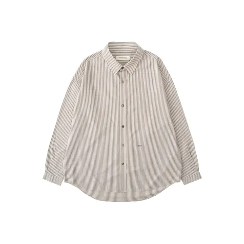 Halfwayhouse Бежевые Мужские Рубашки