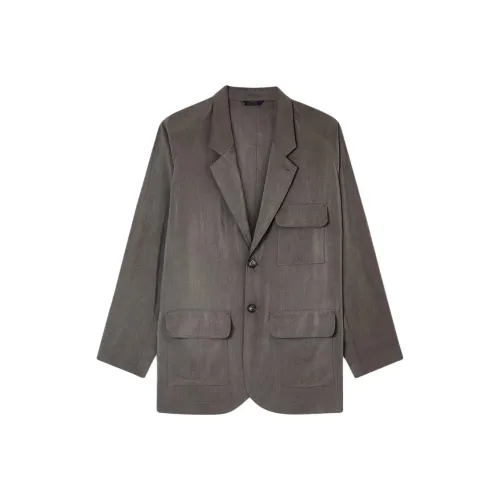 GIORGIO ARMANI Серый Мужской Деловой костюм