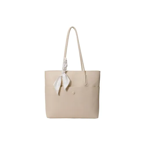 REDOO ПУ (полиуретан) Тоут Сумка Сумка для покупок Сумка на плечо Женская Экрю Черный Кофейный Коричневый