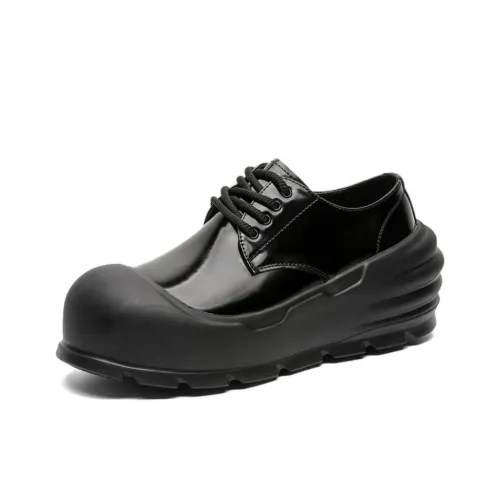 WEISHIBANGWEI Повседневные кожаные туфли Мужские Черные