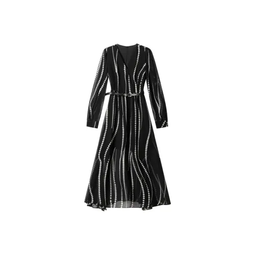 Bethine Длинное платье с длинными рукавами женское