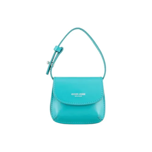 AMANI La Prima Коровья кожа Монетница Мини Женский Синий