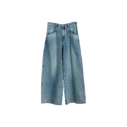 YEARLY PLAN Snowflake Blue Women's Jeans YEARLY PLAN Снежинка Синий Женские Джинсы