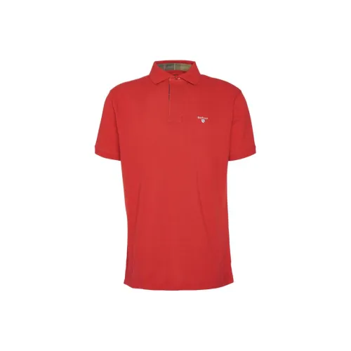 BARBOUR Red Unisex Polo