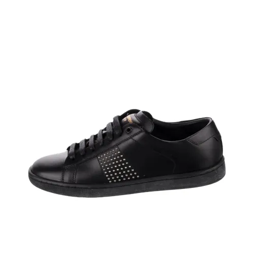 SAINT LAURENT Скейтборд Кроссовки Низкие Черные Женские