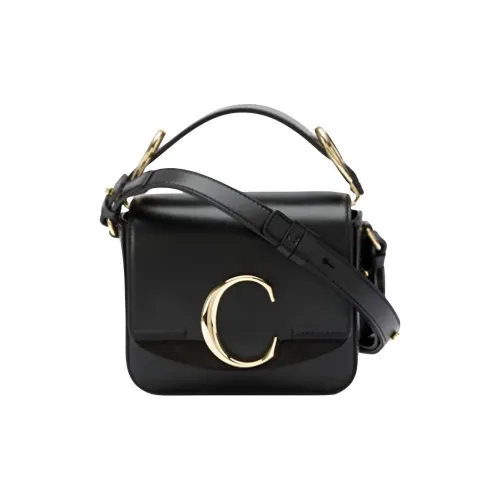 Chloe Chloé сумки Коровья кожа Одно плечо Сумка Средний Женские Черный