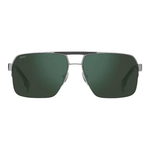 Hugo Boss Нержавеющая сталь Aviator Солнцезащитные очки Мужской Многоцветный