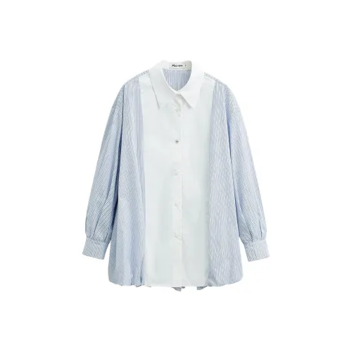 MARC MOORE Светло-синие женские рубашки