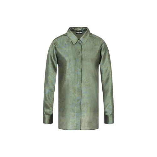 GIORGIO ARMANI Зеленые Женские Рубашки