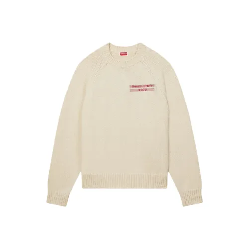 KENZO Серый Белый Мужские Свитера