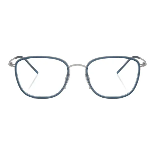 AMANI Металл Квадратные Оправы для Очков Мужские Серебряные