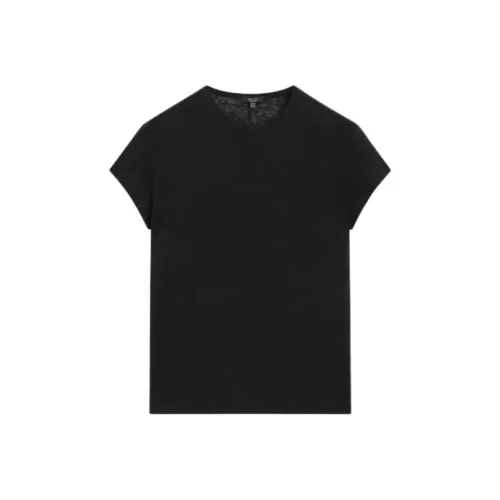 Massimo Dutti Черные Женские T-рубашки