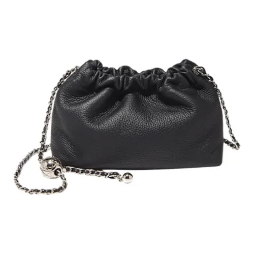 FOXER Корова Кожа Ткань Синтетическая Кожа Сумка через плечо Маленькая Женская Черная Шерсть Белая Тренч Серый