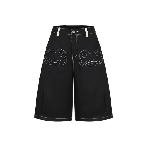 MeiHaoStore Черные Унисекс Джинсы