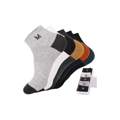 MAXDAVID BJG1287 Смешанные цвета, 5 пар, мужские носки