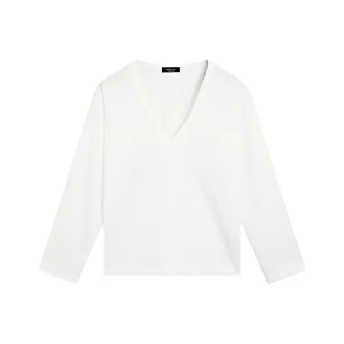 Massimo Dutti Белые Женские T-рубашки