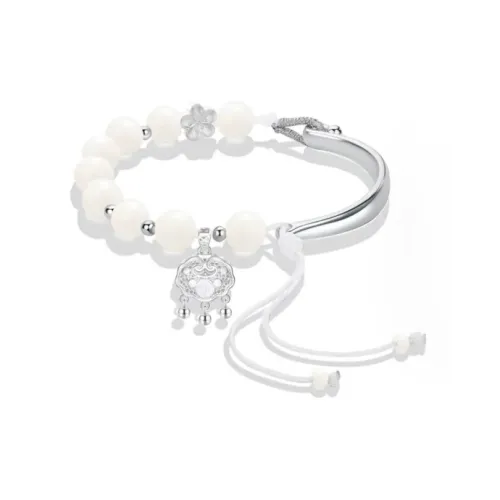 I YOU Белый нефрит Бодхи Браслеты Женские