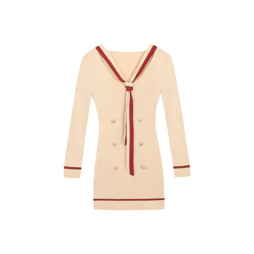 CHARM GLOW Длинное платье с длинными рукавами женское