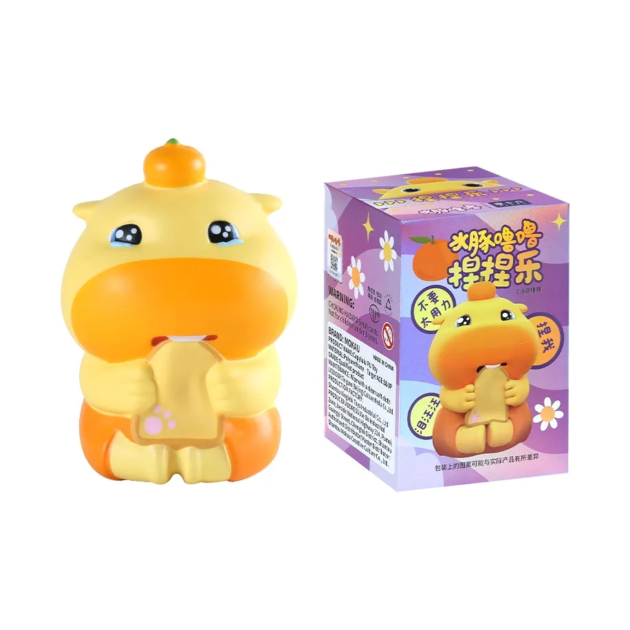 MOKAU Capybara Lulu Мерч Stress Relief Toy Dry Грязь Oтскок Relaxation Исцеление Настроение Грязь Антистресс игрушки