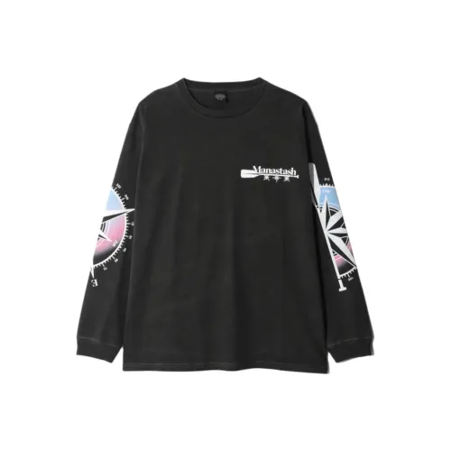 Manastash Черные Мужские T-Рубашки