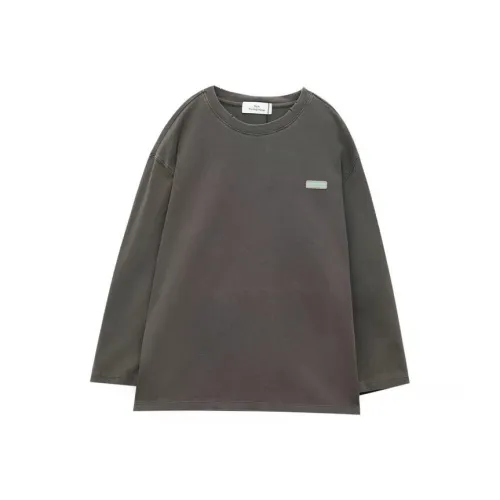 SUNTOMORROW T-рубашка 2025 Spring Edition Фиолетовый Белый Темно-серый Подростки