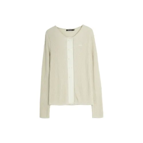 ELLE Светло-зеленый Женский Трикотаж