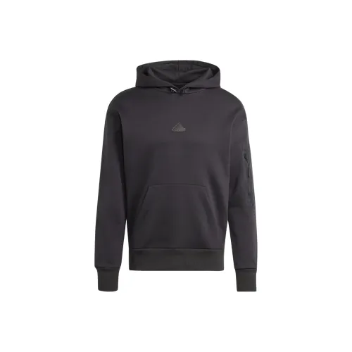 Adidas CITY ESCAPE FLEECE Hoodie Sweatshirt Men's Black