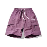 Темно-фиолетовый (Американская молния с принтом буквы)