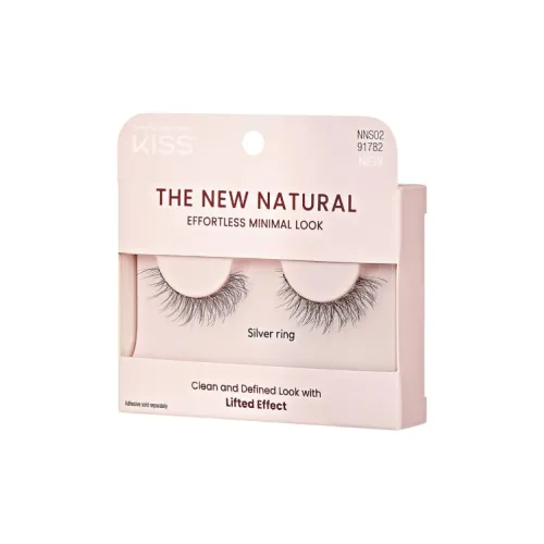 KISS NEW YORK Серебряное кольцо для ресниц натуральное увеличивающее длину стиль