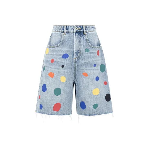 MEIYANG Blue Женские джинсовые шорты