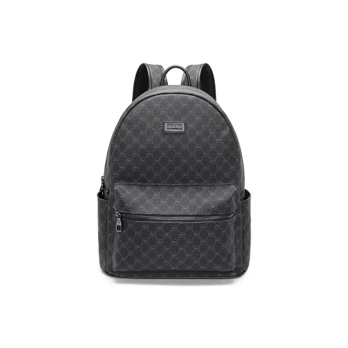 FAIRWHALE ПВХ Рюкзак Стандартный Унисекс Черный