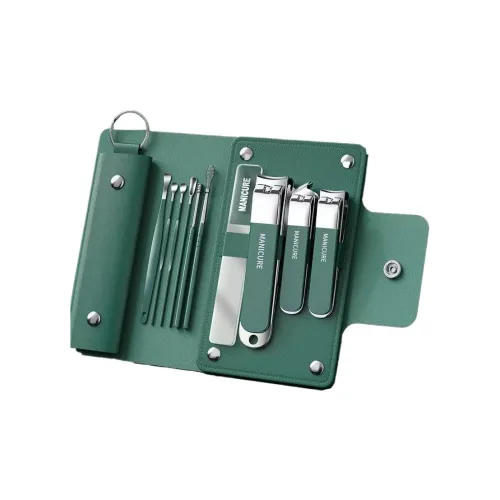 ZHENZI Ножницы для ногтей Наборы Зазубренные ножницы для ногтей Антиспиллевые пинцет для ногтей Инструмент для ухода за ногтями Полный комплект для ногтей