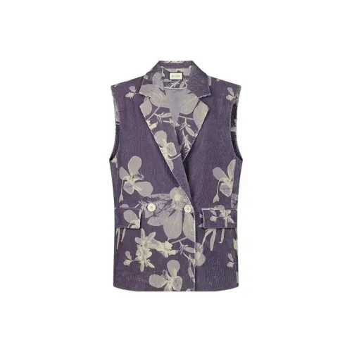 MEIYANG Фиолетовый Женский жилет