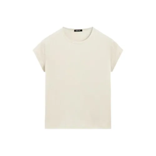 Massimo Dutti Серый Коричневый Женские T-рубашки