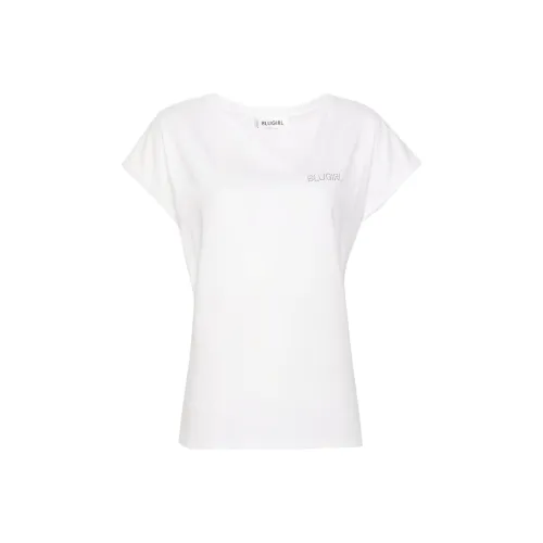 Blugirl Blumarine SS24 T Рубашка Женская Белая
